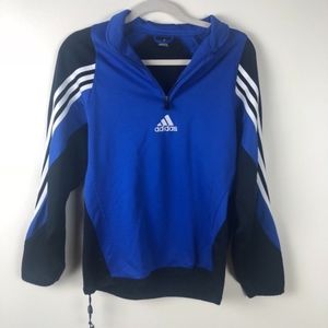 Adidas Kid's Blue Quarter Zip